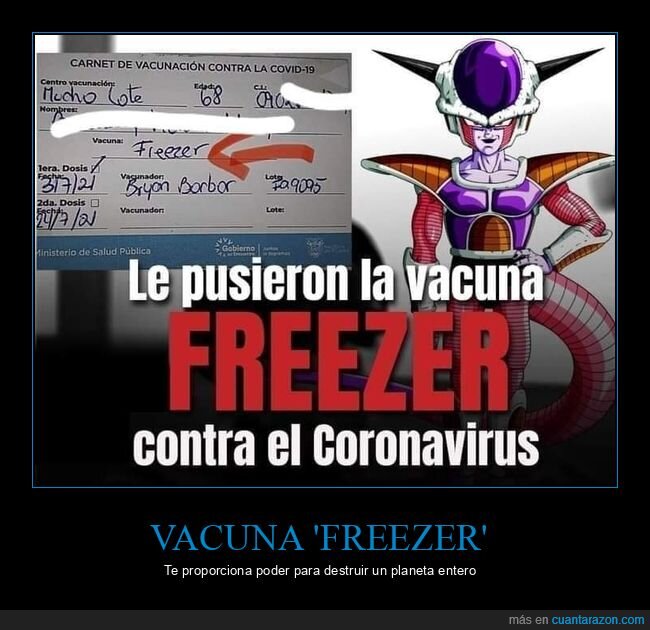 vacuna,freezer,dragon ball,fails