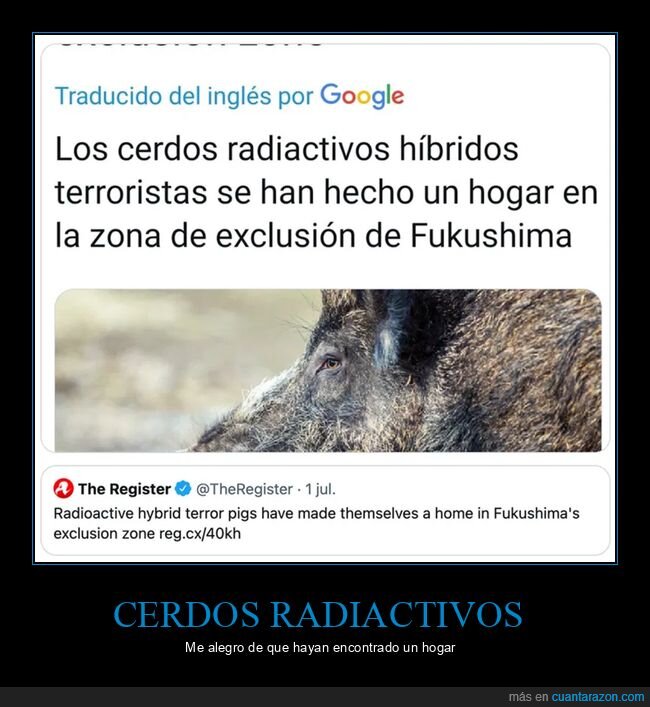 cerdos,fukushima,híbridos,radiactivos,wtf