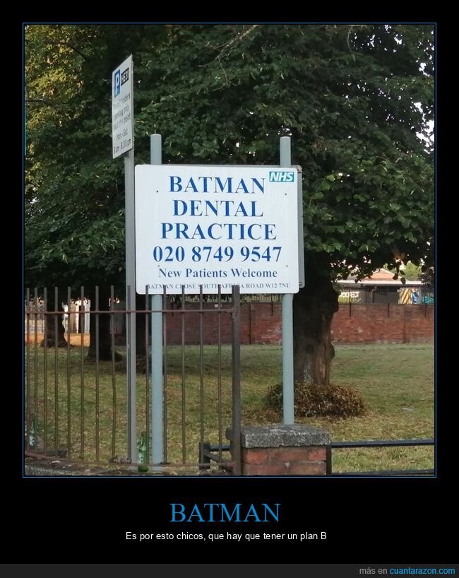 batman,dentista,cartel