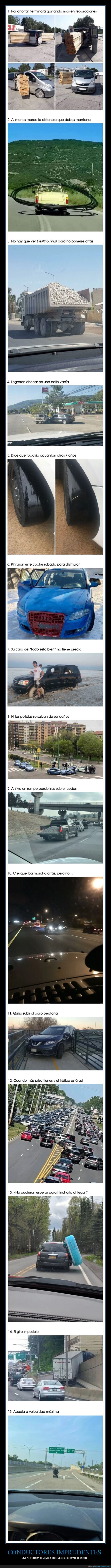 conductores,coches,fails