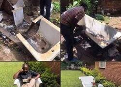 Enlace a Bañera reciclada