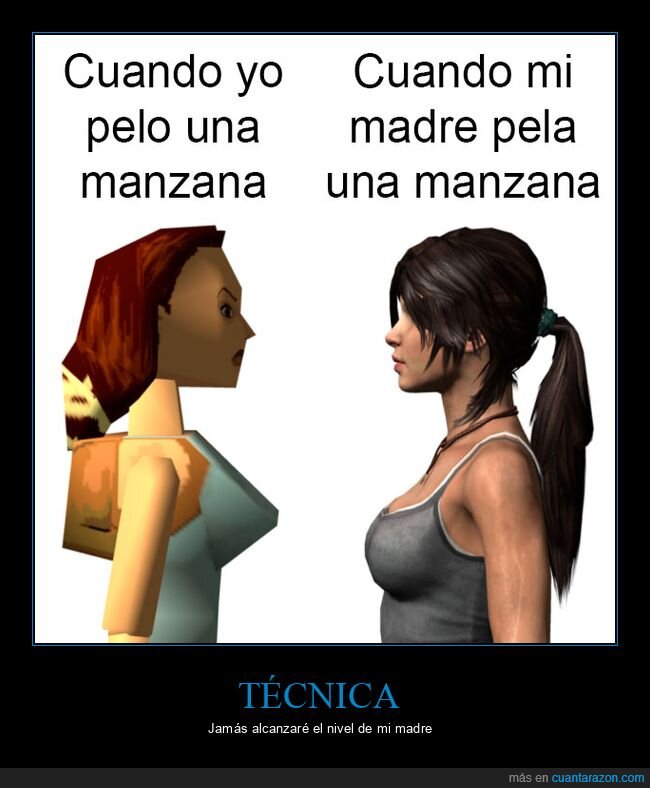 pelar,manzana,tomb raider