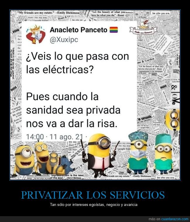 privatización,servicios