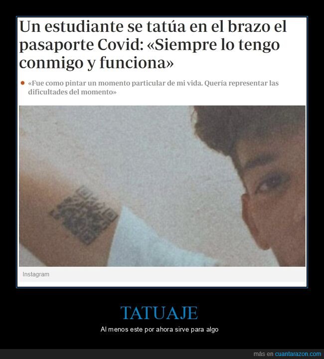 tatuaje,pasaporte covid