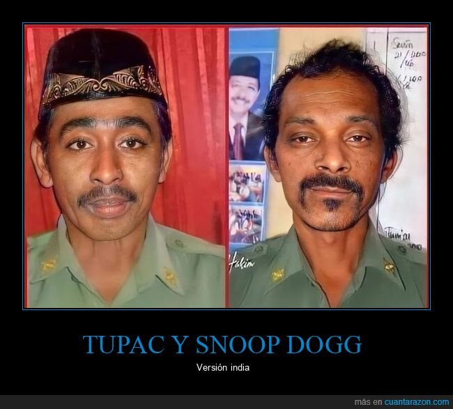 tupac,snoop dogg,parecidos,indios