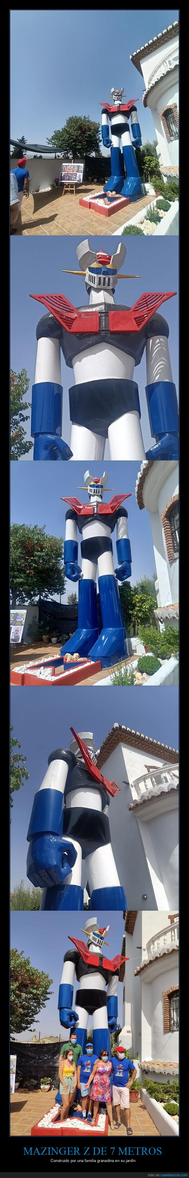 mazinger,jardín,wtf