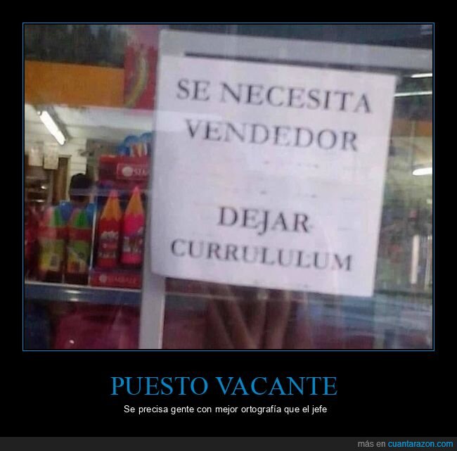 carteles,trabajo,currículum,fails