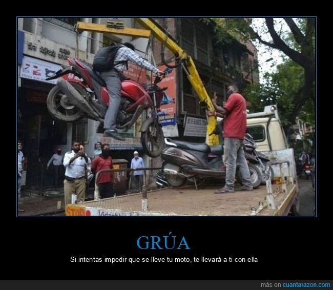 grúa,moto,wtf