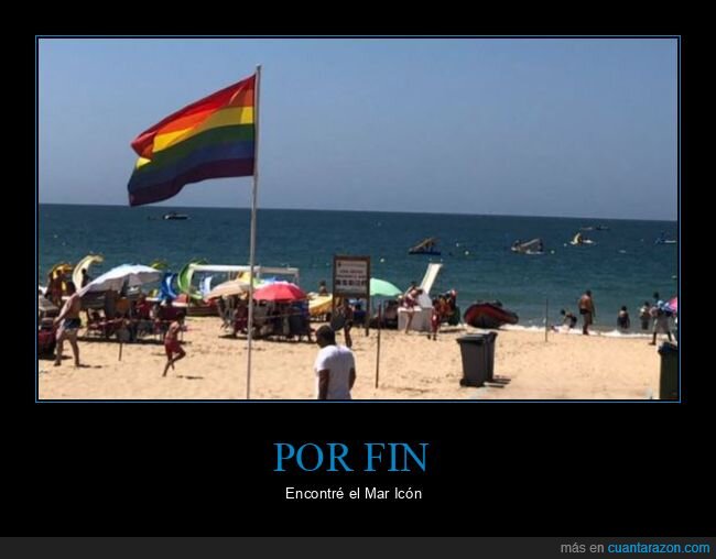 mar,playa,bandera,gay