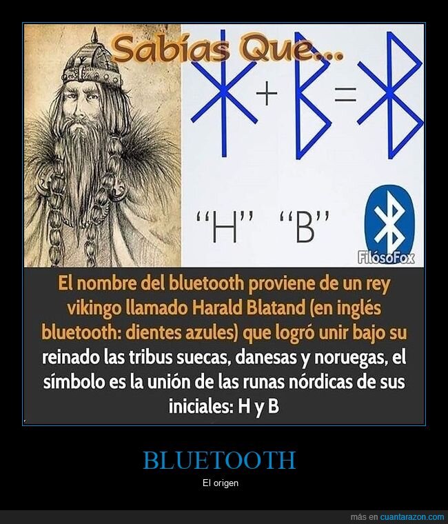 bluetooth,curiosidades,rey,vikingo,harald blatand