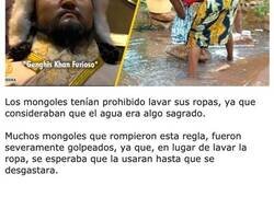 Enlace a Reglas de higiene extrañas que seguían los mongoles