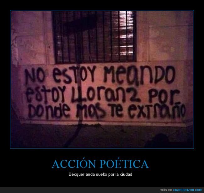 meando,llorando,graffitis