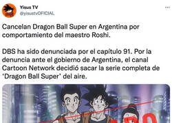 Enlace a Dragon Ball Super ha sido cancelada en Argentina