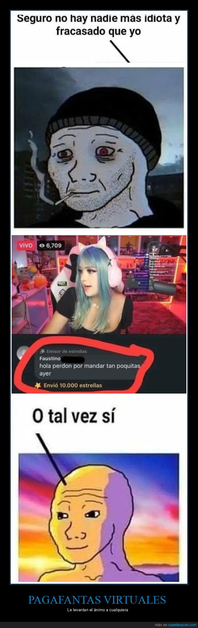 fracasado,perdón,streamers,wtf