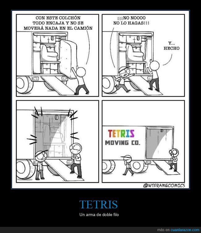 tetris,mudanza,colchón