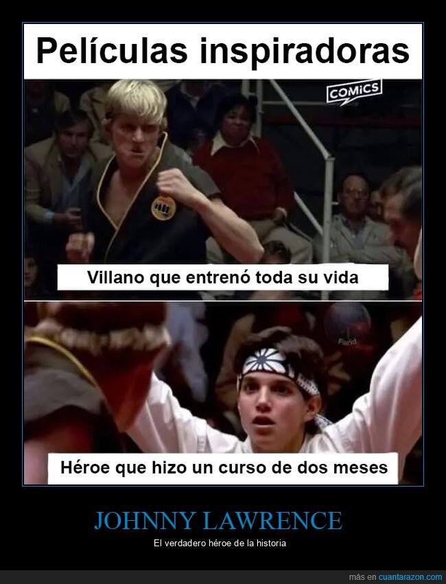 karate kid,villano,héroe