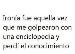 Enlace a Realmente irónico...