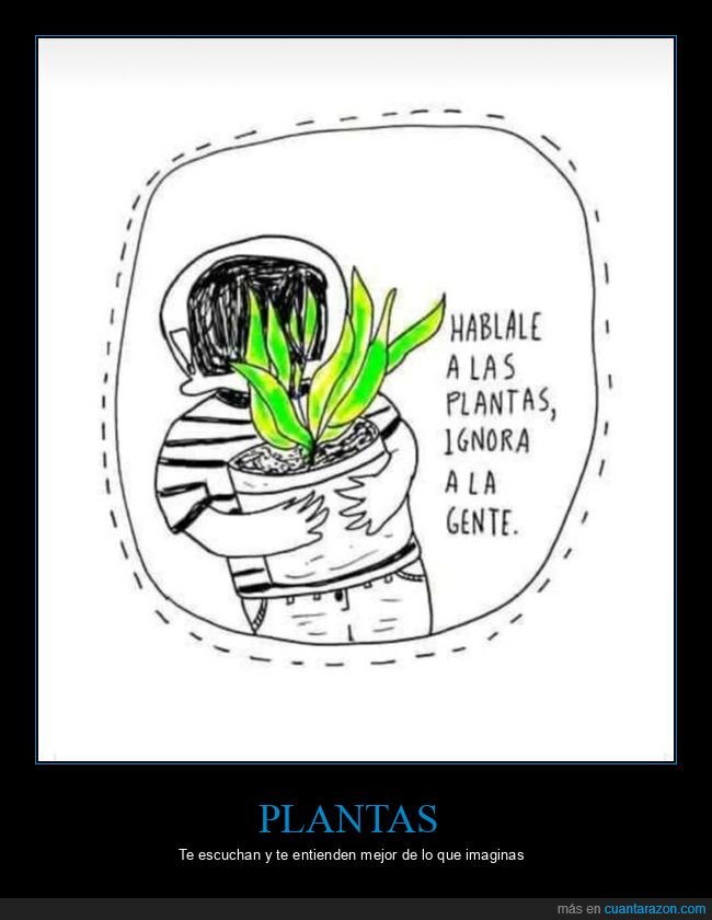 plantas,hablar