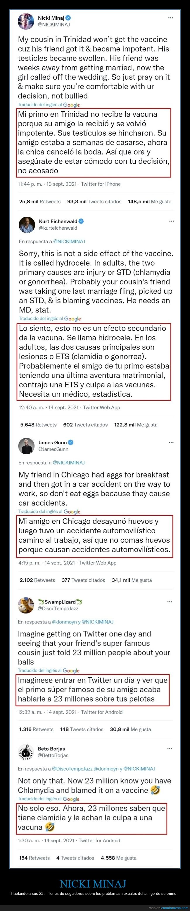 nicki minaj,vacunas,negacionista