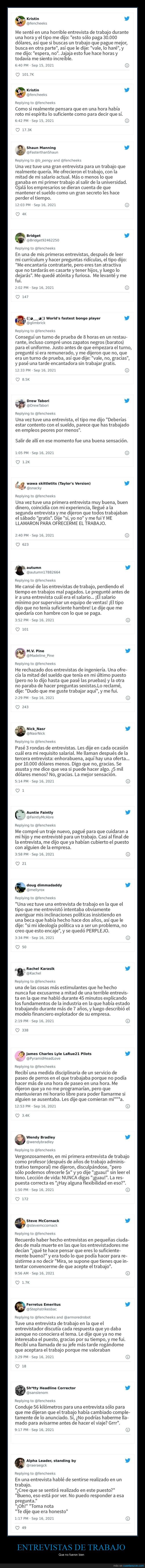 entrevistas de trabajo