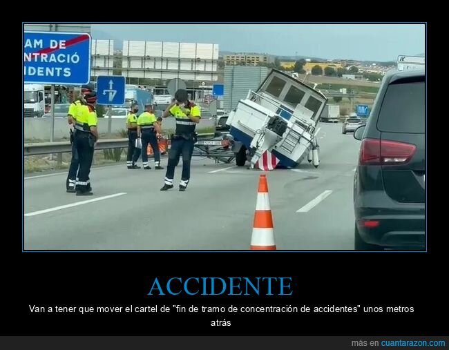 accidente,cartel,fails