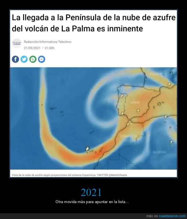 nube,azufre,volcán,península,la palma