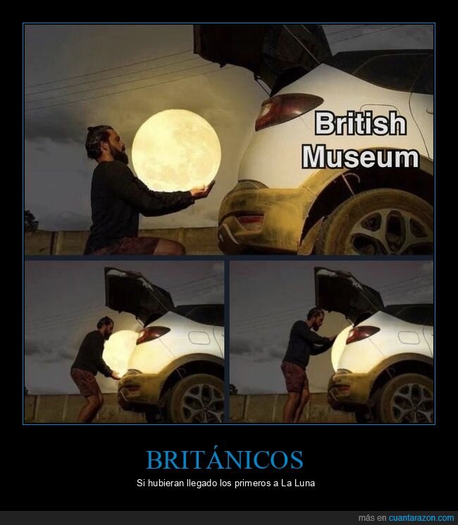 británicos,luna,museo