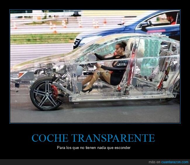 coche,transparente