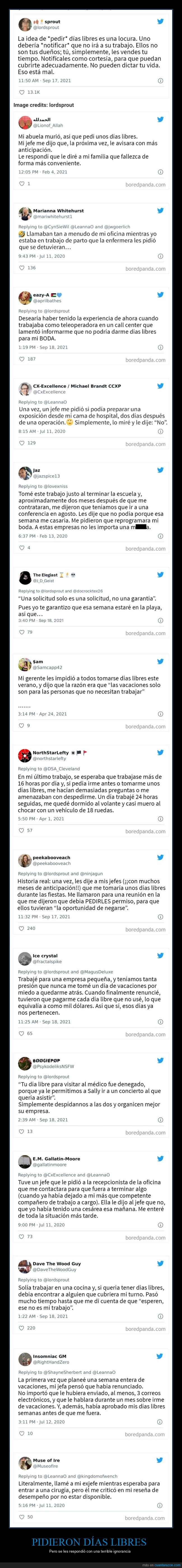 trabajo,días libres,vacaciones