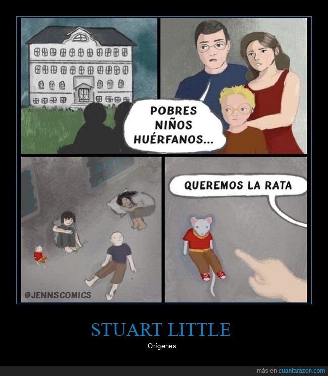 huérfanos,niños,rata,stuart little