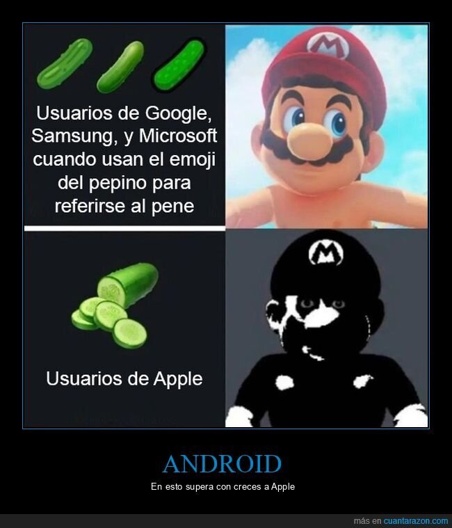 android,apple,pepino,emoji
