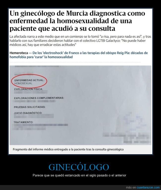 ginecólogo,enfermedad,homosexualidad