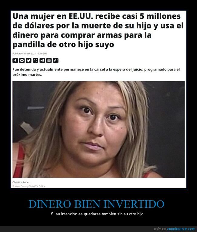 dinero,hijo,muerte,armas