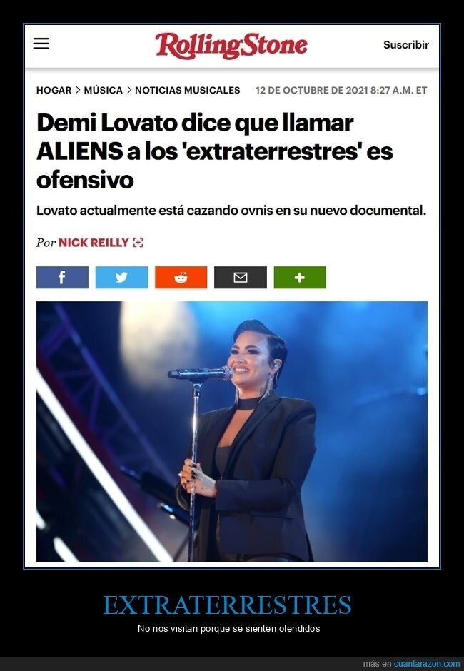 demi lovato,aliens,extraterrestres,ofensivo