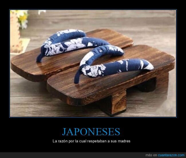japoneses,respetar,madres,sandalias