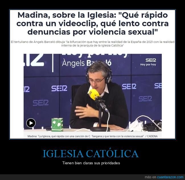 iglesia,videoclip,denuncias