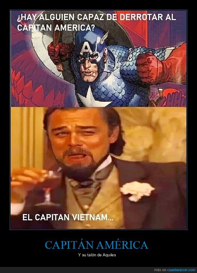 capitán américa,derrotar,leonardo dicaprio,vietnam