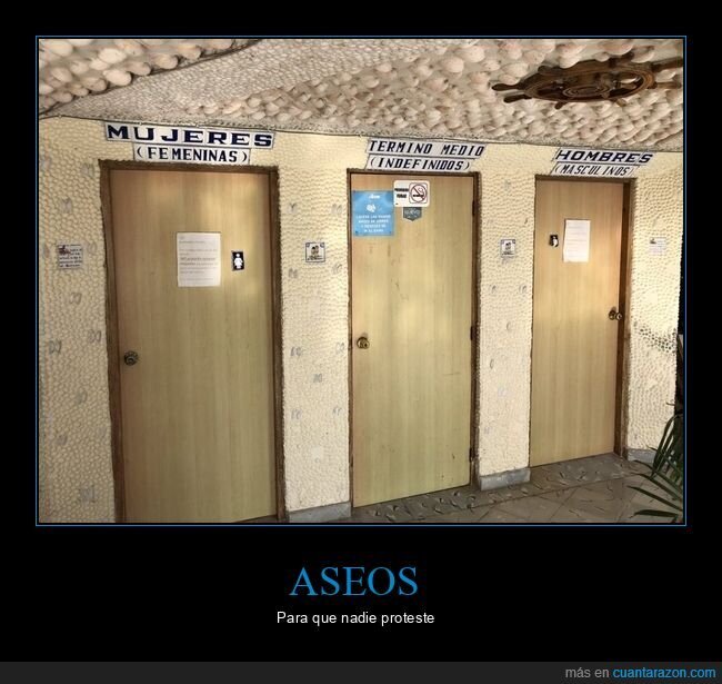 aseos,término medio,indefinidos