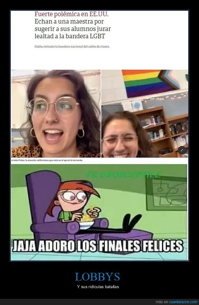 profesora,lealtad,bandera,lgbt