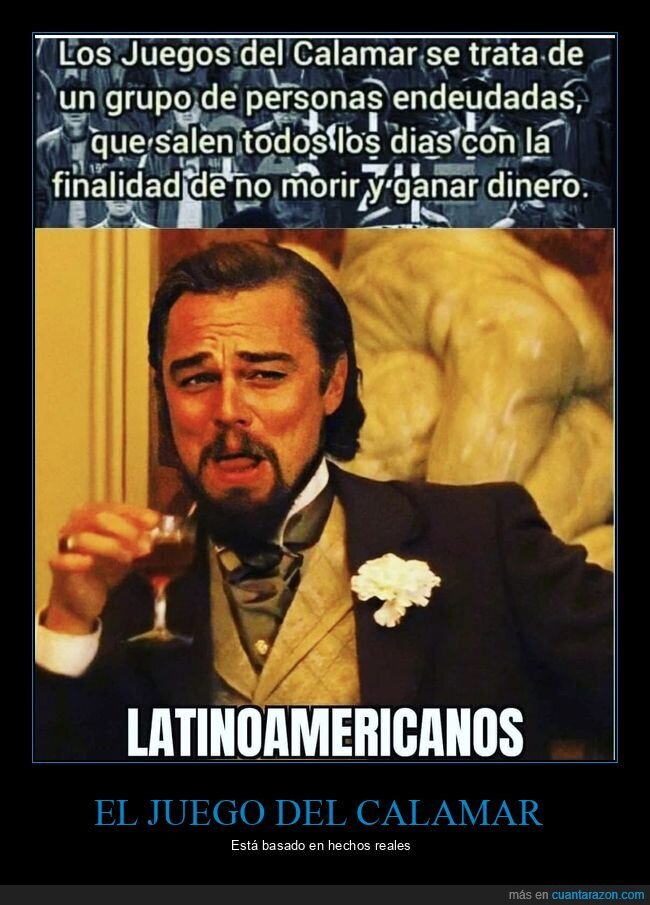 el juego del calamar,endeudados,dinero,latinoamericanos