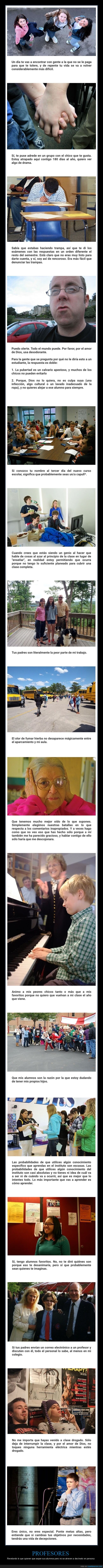 profesores,alumnos,saber,decir