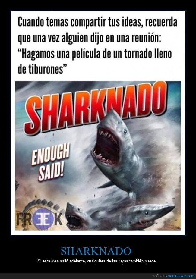 sharknado,ideas,película,tornado,tiburones