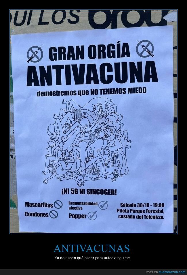 antivacunas,carteles,wtf