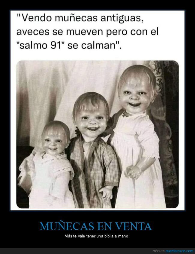 miedo,muñecas