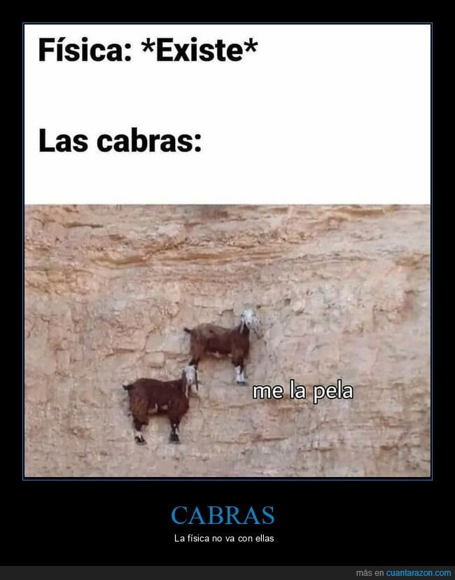 cabras,física