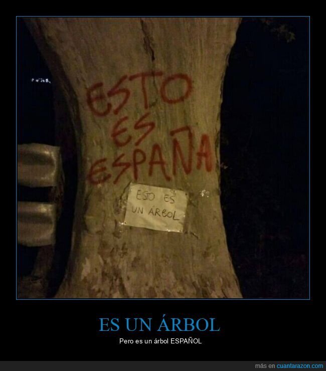 árbol,carteles,españa