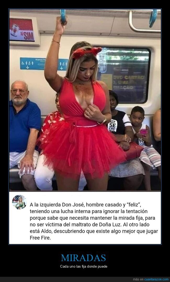 abuelo,metro,mirando,niño