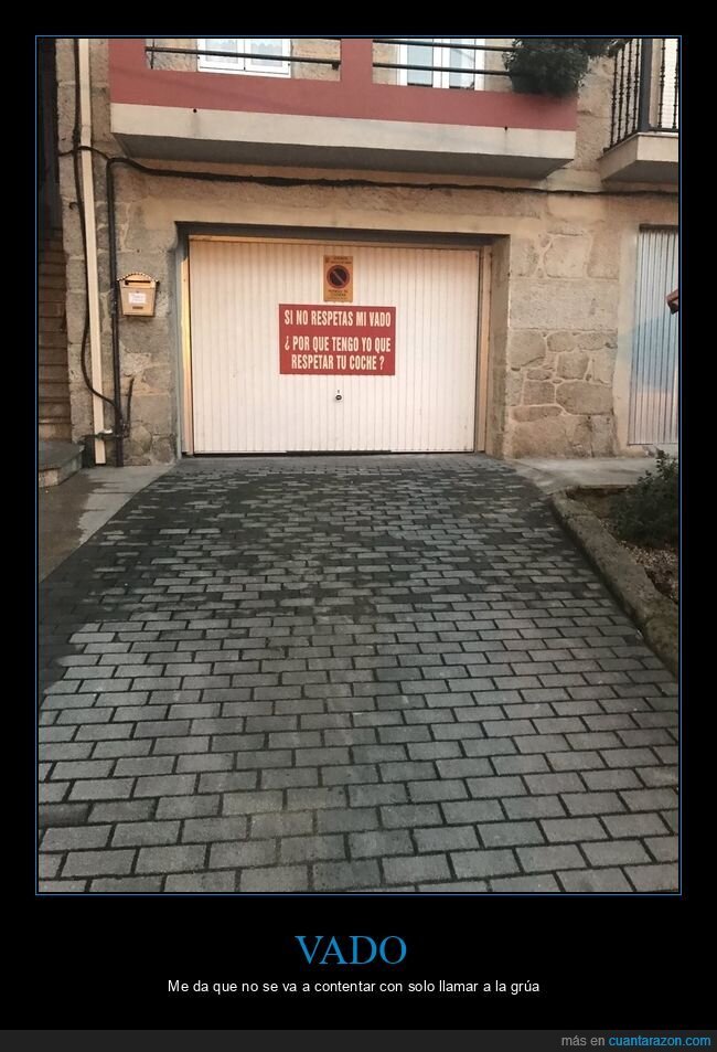 vado,respetar,coche