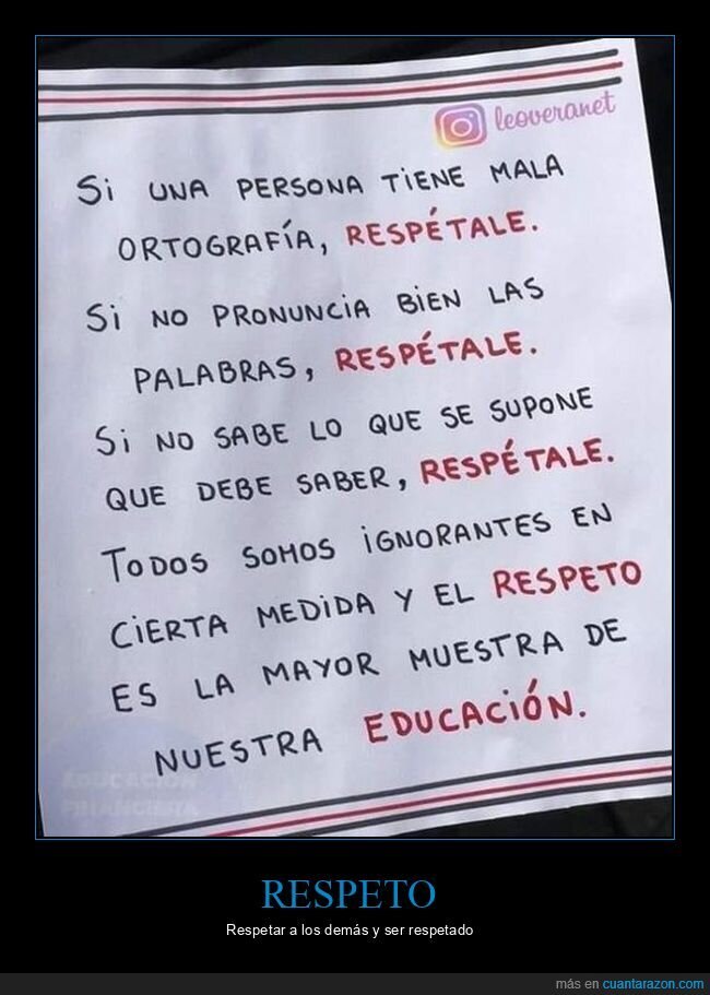 respeto,educación