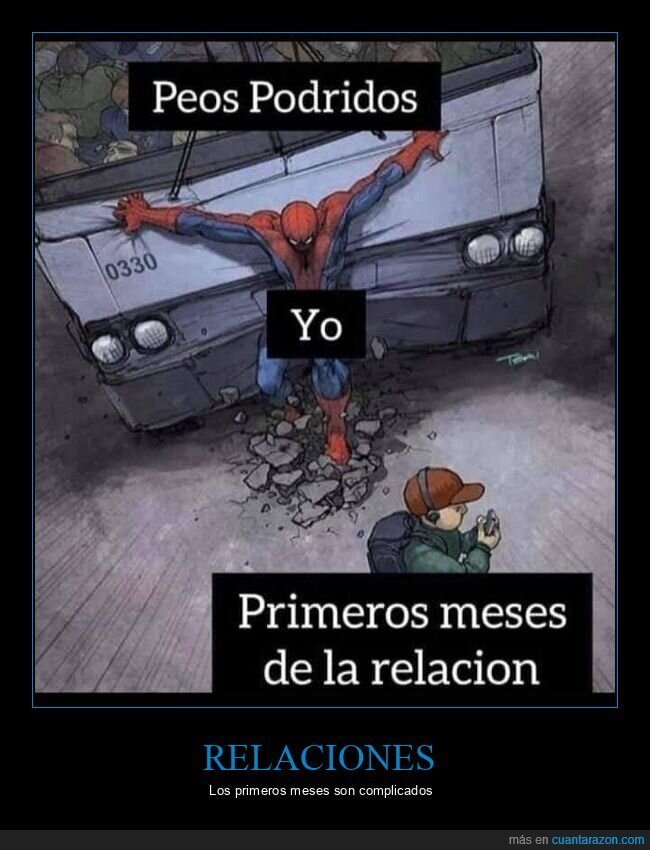 pedos,relación,aguantar,spiderman